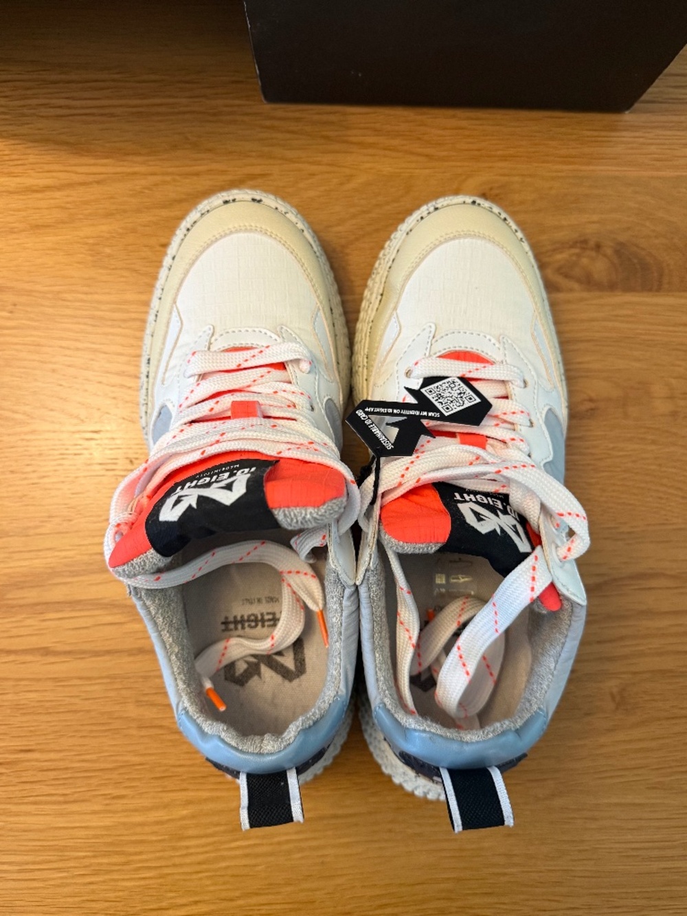 NIB ID.Eight Women's Hana Sneakers, Made in Italy, Vegan